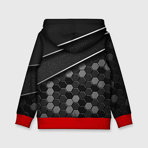 Детская толстовка Пограничные войска - броня / 3D-Красный – фото 2