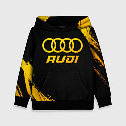 Детская толстовка Audi - gold gradient