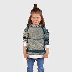 Толстовка-худи детская Стеклянка, цвет: 3D-белый — фото 2