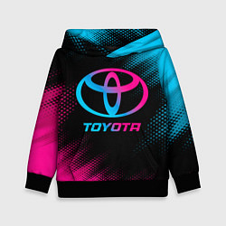 Детская толстовка Toyota - neon gradient
