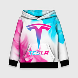 Детская толстовка Tesla neon gradient style