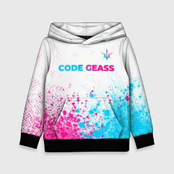 Детская толстовка Code Geass neon gradient style: символ сверху