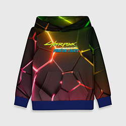 Детская толстовка Cyberpunk 2077 phantom liberty logo neon