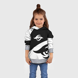 Толстовка-худи детская Форма Team Secret white, цвет: 3D-меланж — фото 2