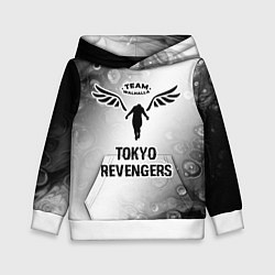 Детская толстовка Tokyo Revengers glitch на светлом фоне