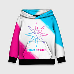 Детская толстовка Dark Souls neon gradient style