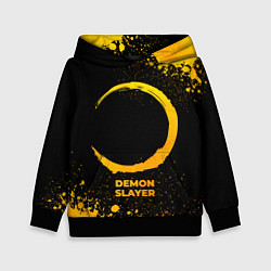 Детская толстовка Demon Slayer - gold gradient