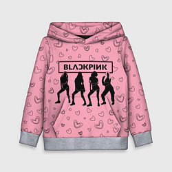 Детская толстовка Blackpink силуэт