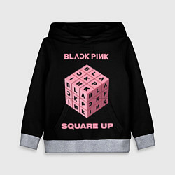 Толстовка-худи детская Blackpink Square up, цвет: 3D-меланж