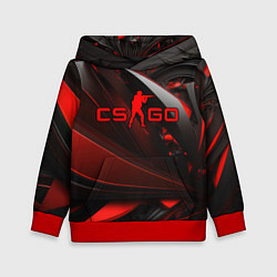 Детская толстовка CS GO red and black