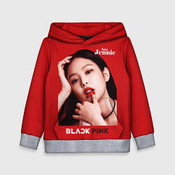 Толстовка-худи детская Blackpink Beautiful Jennie, цвет: 3D-меланж