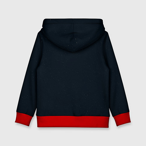 Детская толстовка Неизведанный космос / 3D-Красный – фото 2