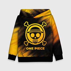 Детская толстовка One Piece - gold gradient