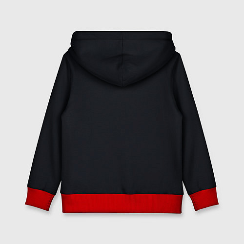 Детская толстовка Суровая стимпанк сова / 3D-Красный – фото 2