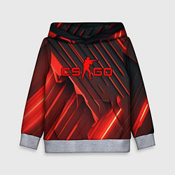 Детская толстовка CS GO red neon