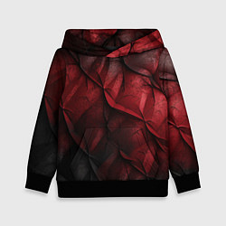 Детская толстовка Black red texture