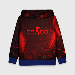 Детская толстовка CSGO logo dark red