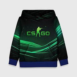 Детская толстовка CS GO green logo