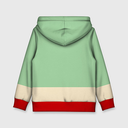 Детская толстовка Прикольный мишутка - городской стиль / 3D-Красный – фото 2