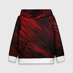 Детская толстовка Black red texture