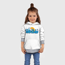 Толстовка-худи детская Wave Rider, цвет: 3D-меланж — фото 2