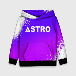 Детская толстовка Astro neon background