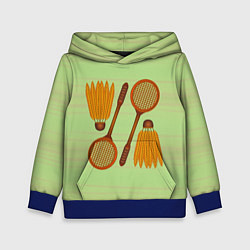 Детская толстовка Бадминтон