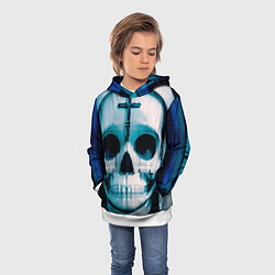 Толстовка-худи детская Проклятие монахини, цвет: 3D-белый — фото 2