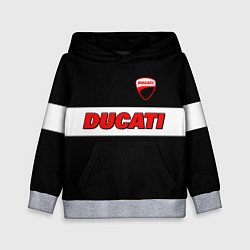 Детская толстовка Ducati motors - черный