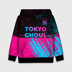 Детская толстовка Tokyo Ghoul - neon gradient: символ сверху