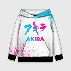 Толстовка-худи детская Akira neon gradient style, цвет: 3D-черный