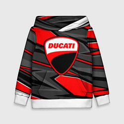 Детская толстовка Ducati - red stripes