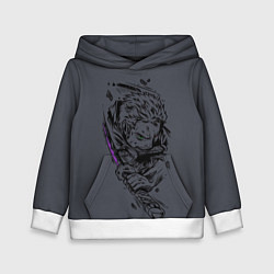 Толстовка-худи детская One Piece - Roronoa Zoro, цвет: 3D-белый