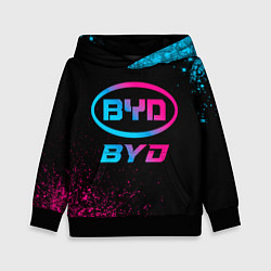 Детская толстовка BYD - neon gradient