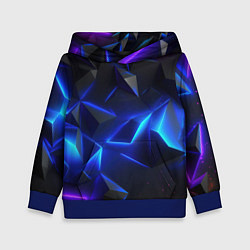 Детская толстовка Blue dark neon