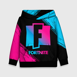 Детская толстовка Fortnite - neon gradient