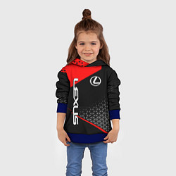 Толстовка-худи детская Lexus - red sportwear, цвет: 3D-синий — фото 2