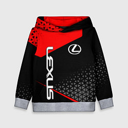 Толстовка-худи детская Lexus - red sportwear, цвет: 3D-меланж