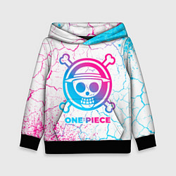 Детская толстовка One Piece neon gradient style