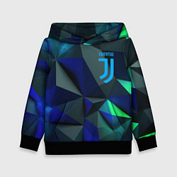 Детская толстовка Juventus blue abstract logo