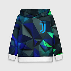 Детская толстовка Juventus blue abstract logo