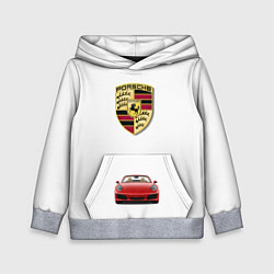 Детская толстовка Porsche car