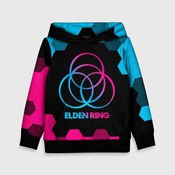 Детская толстовка Elden Ring - neon gradient