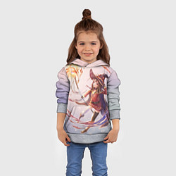 Толстовка-худи детская Коносуба Мэгумин, цвет: 3D-меланж — фото 2