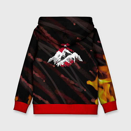 Детская толстовка Jeembo - hella hillz / 3D-Красный – фото 2