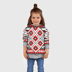 Толстовка-худи детская Удмурт мода, цвет: 3D-меланж — фото 2