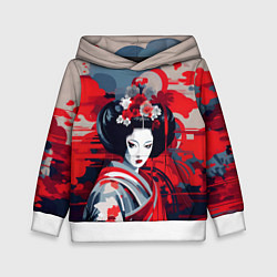 Детская толстовка Geisha vector style