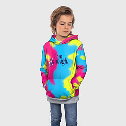 Толстовка-худи детская I Am Kenough Tie-Dye, цвет: 3D-меланж — фото 2