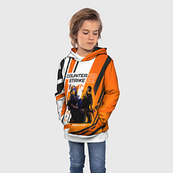 Толстовка-худи детская CS 2 Asiimov, цвет: 3D-белый — фото 2