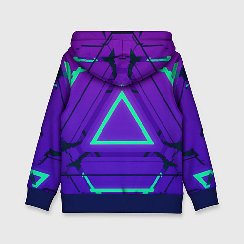 Детская толстовка Твой стиль геометрия 1 / 3D-Синий – фото 2